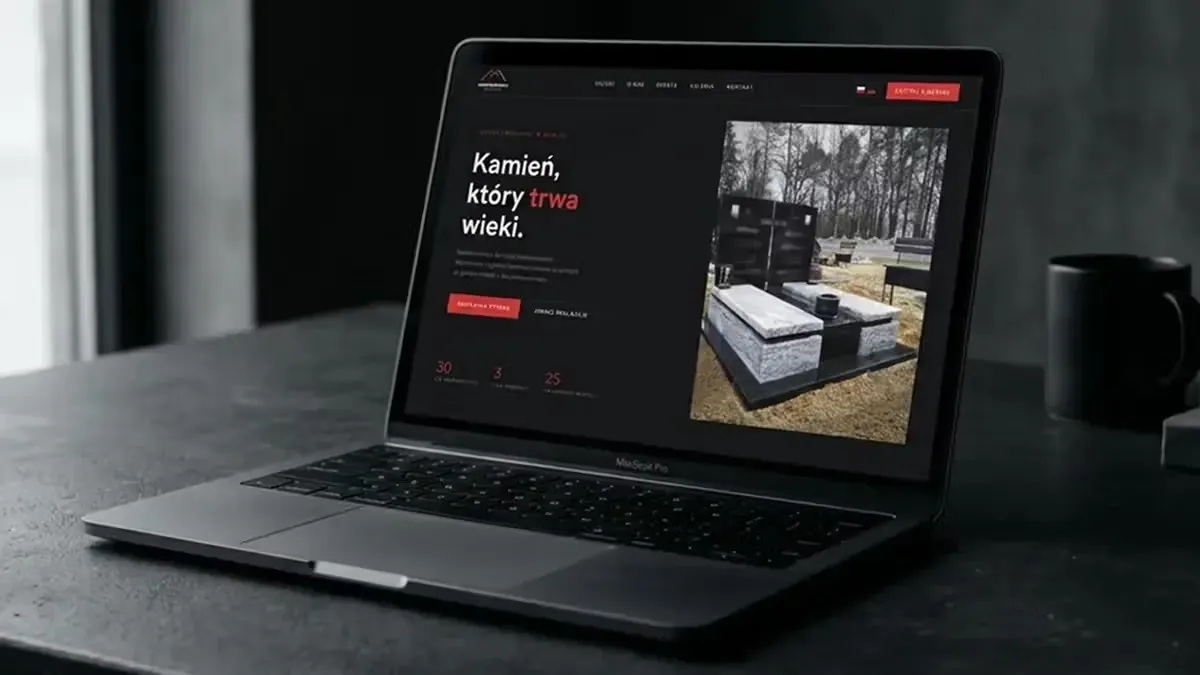 Projekt strony nagrobki-krosno.pl